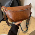 Women's Crossbody Sling Bag with Patterned Guitar Strap