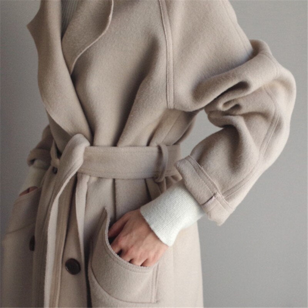 Women’s Oversized Belted Maxi Coat