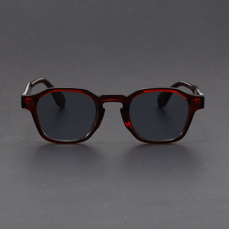 Women's Square Translucent Frame Sunglasses