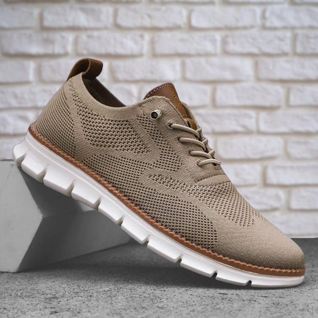 Men's Breathable Knit Oxford Sneakers