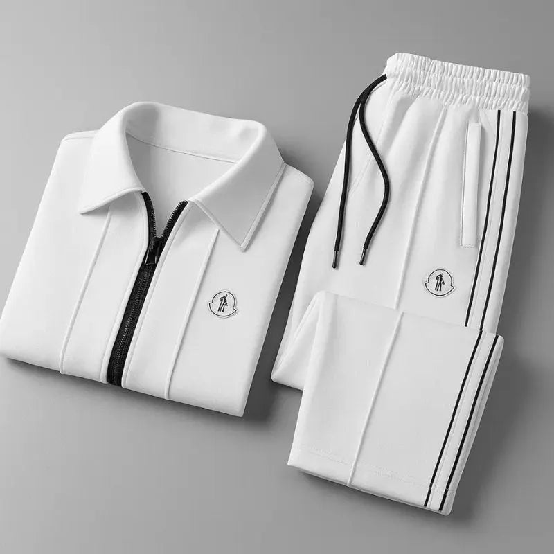 Men's Two-Piece Track Jacket and Jogger Set