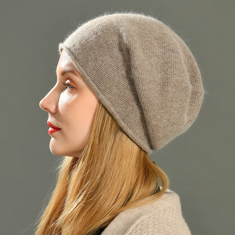 Women's Soft Knit Slouchy Beanie Hat