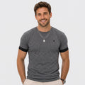 Men Contrast Cuff T Shirt