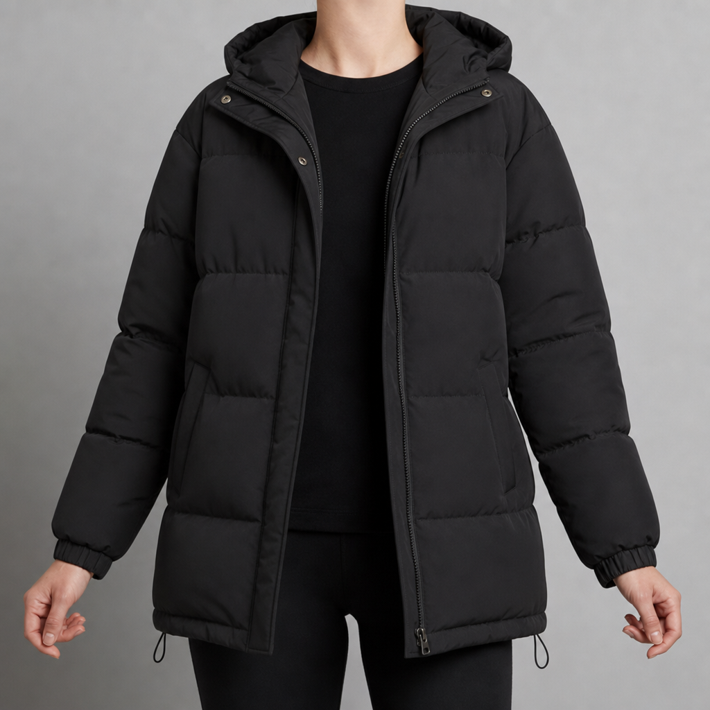 Women’s Relaxed Hooded Puffer Coat