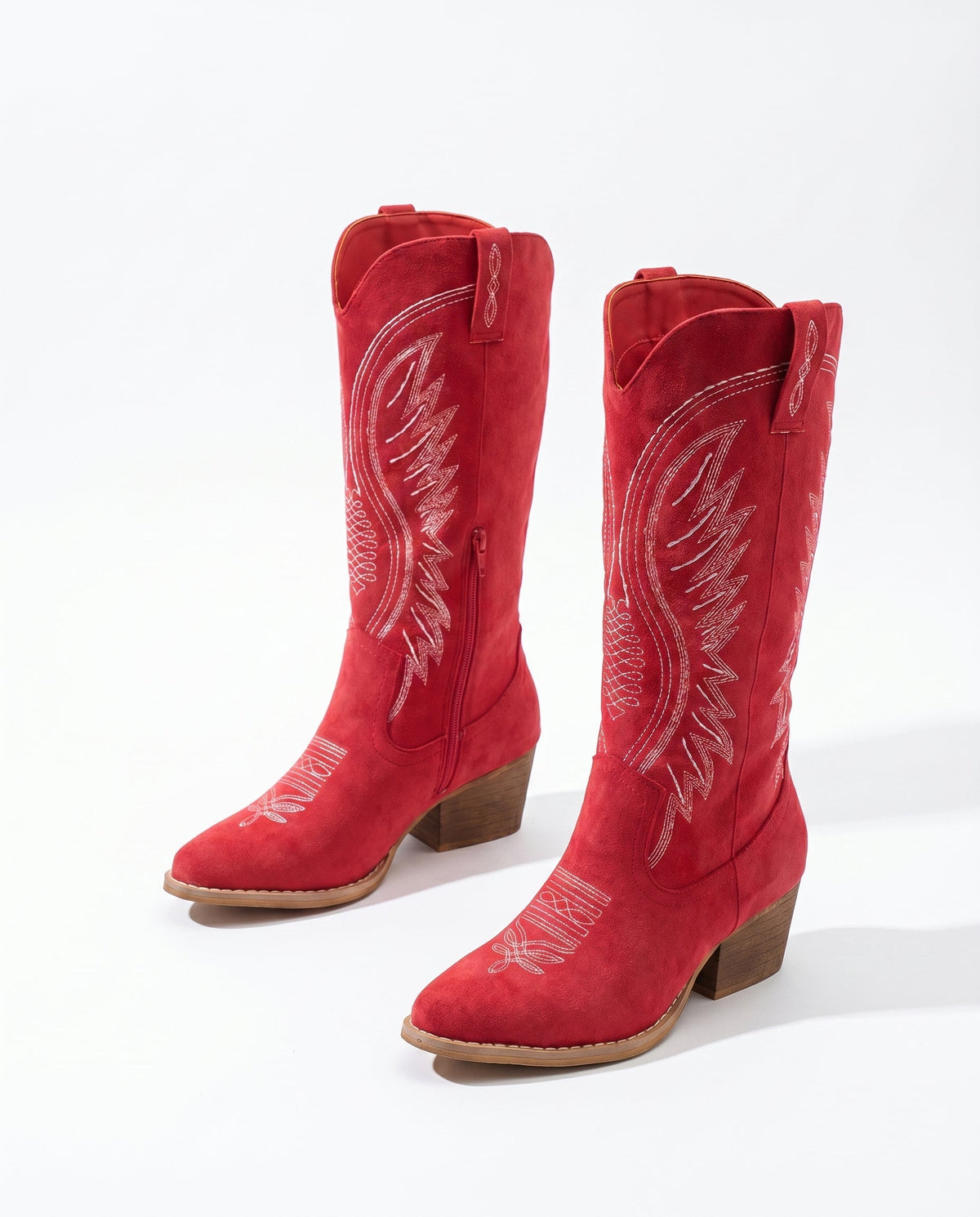 Women's Embroidered Western Knee-High Cowboy Boots