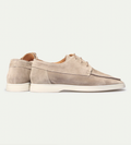 Men's Faux Suede Lace-Up Moc Toe Shoes