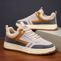 Men's Panelled Low-Top Sneakers