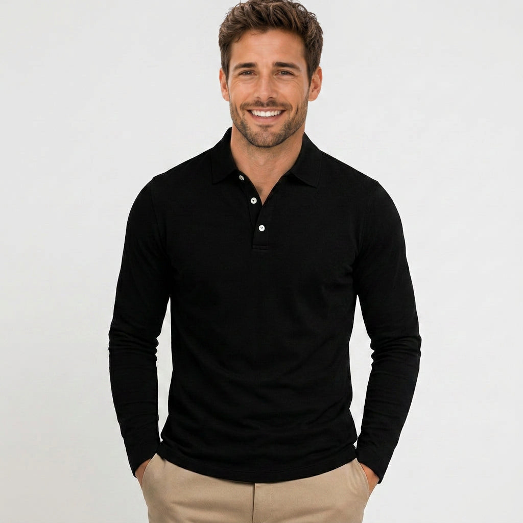 Men’s Long Sleeve Polo Shirt
