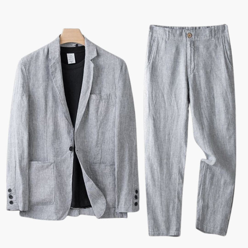 Men’s Linen Suit Set