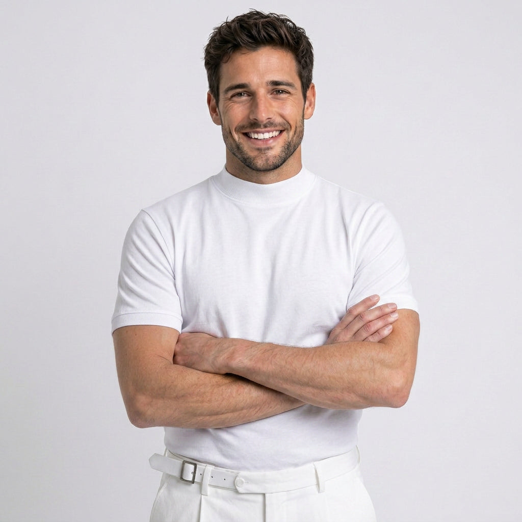 Men’s Mock Neck T-Shirt