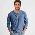 Men’s Long Sleeve Henley Shirt