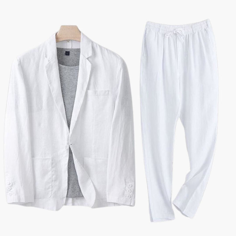 Men’s Linen Suit Set