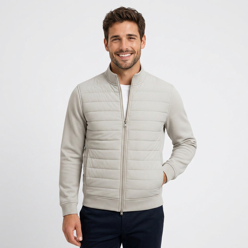 Men’s Quilted Zip Jacket