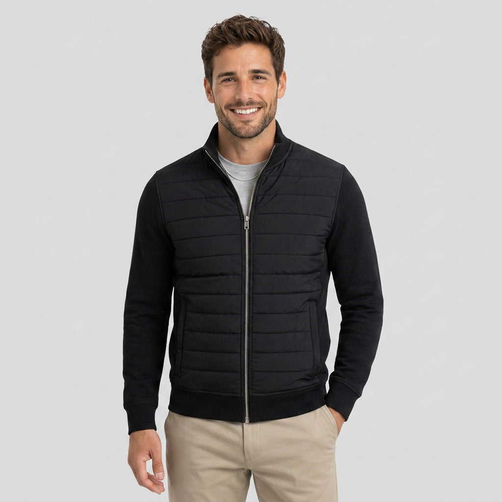 Men’s Quilted Zip Jacket
