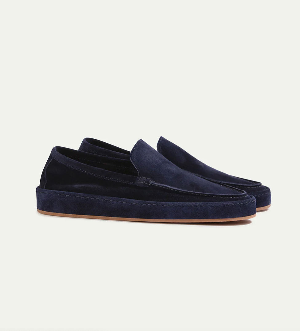 Men's Faux Suede Slip-On Loafers