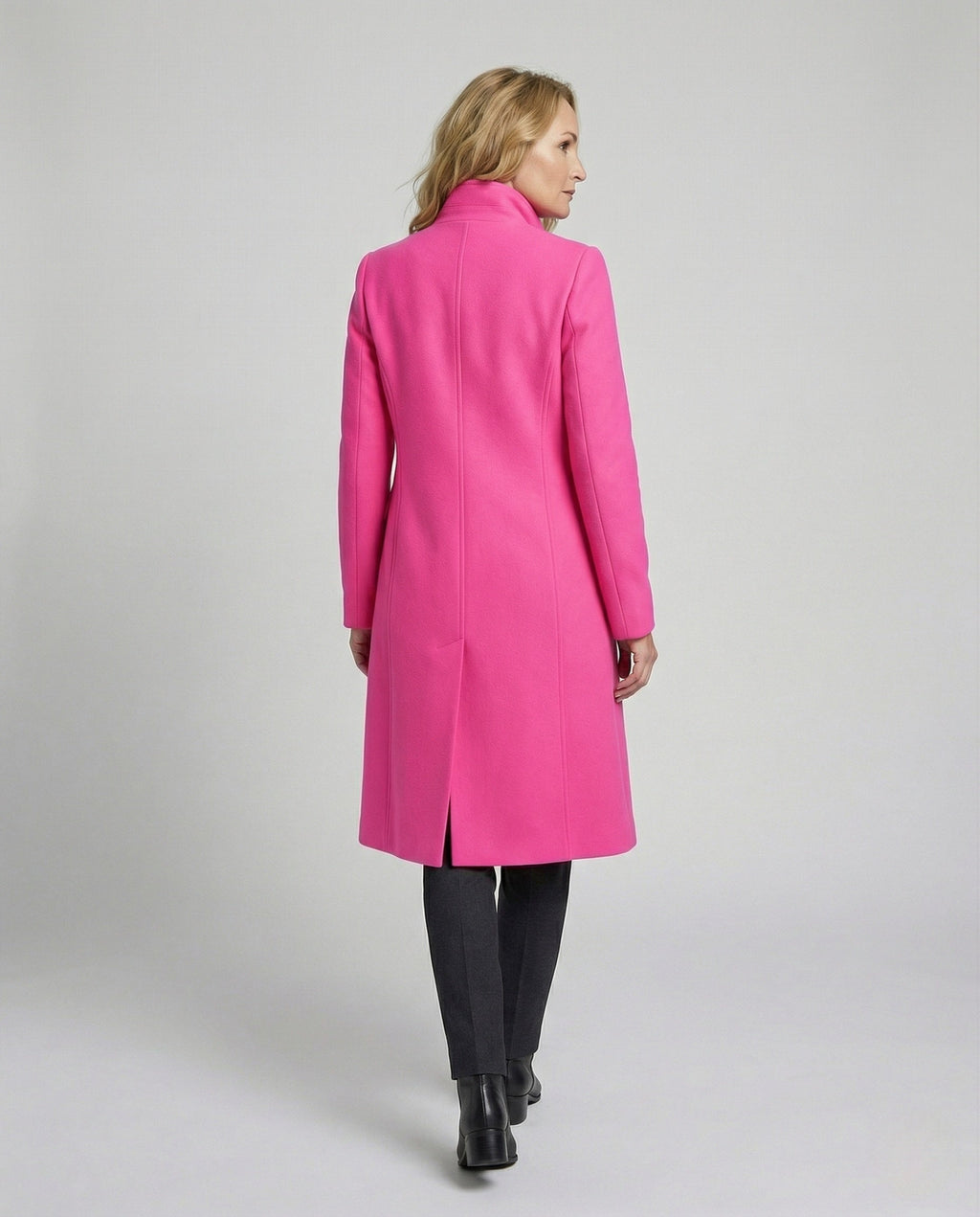 Women’s Double-Breasted Longline Coat