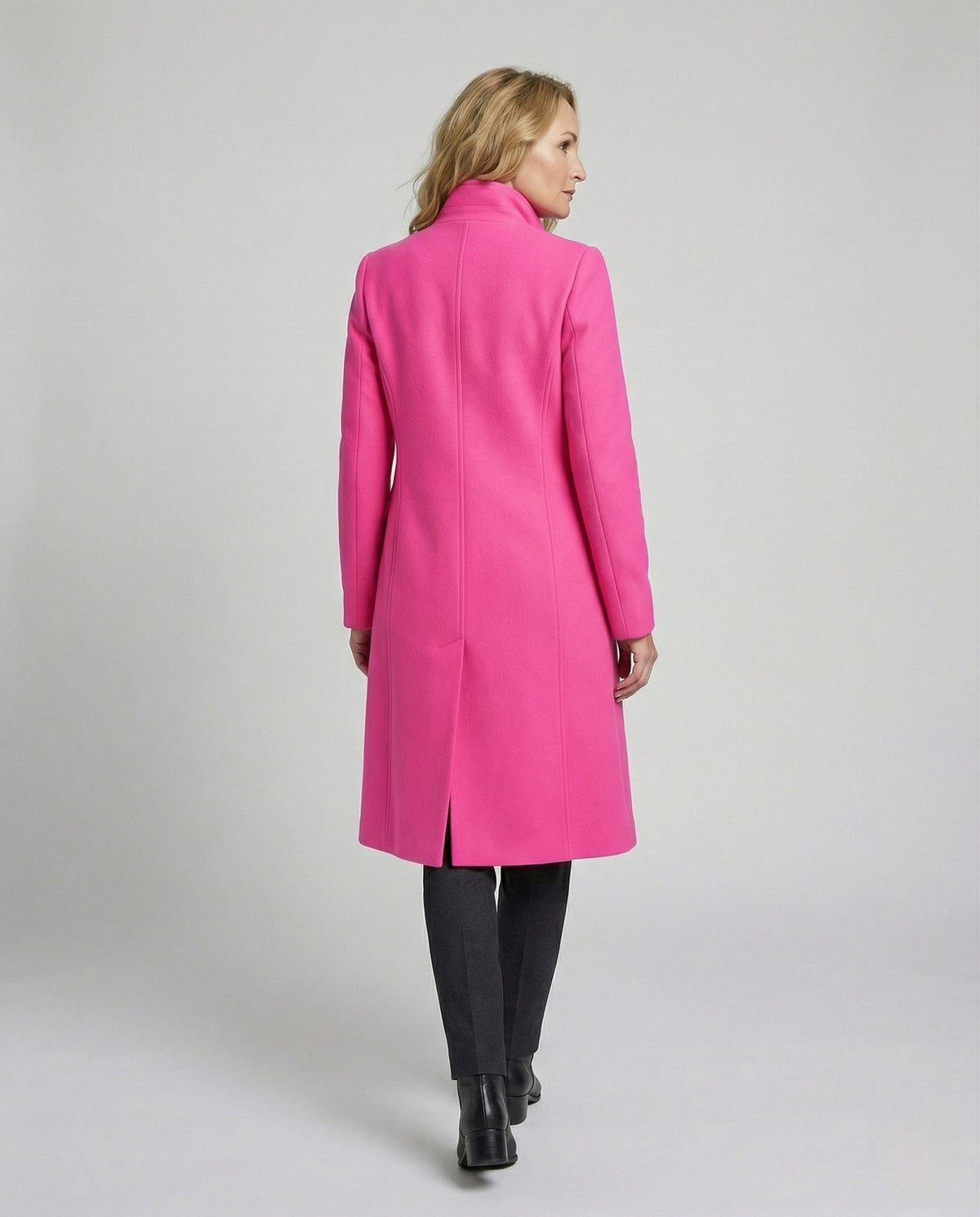 Women’s Double-Breasted Longline Coat