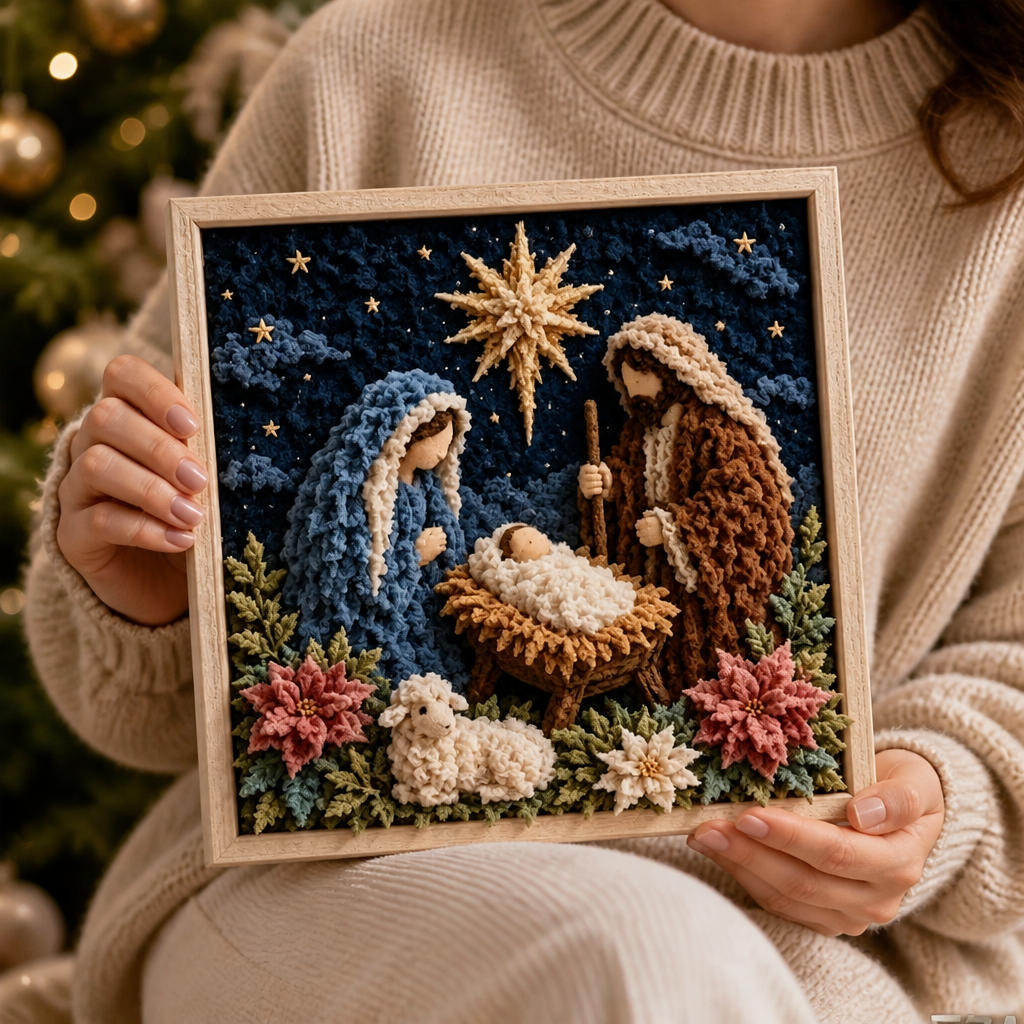 Fabric Poke Art DIY Craft Kit