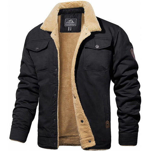 Men Fleece Lined Jacket