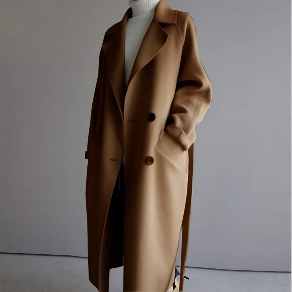 Women’s Oversized Belted Maxi Coat