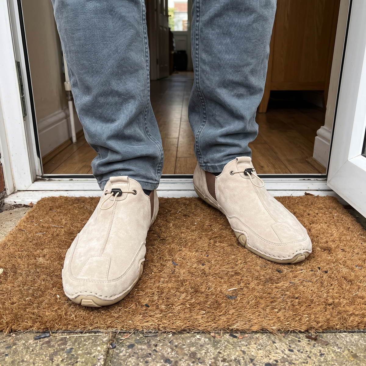 Men’s Faux Suede Slip-On Shoes