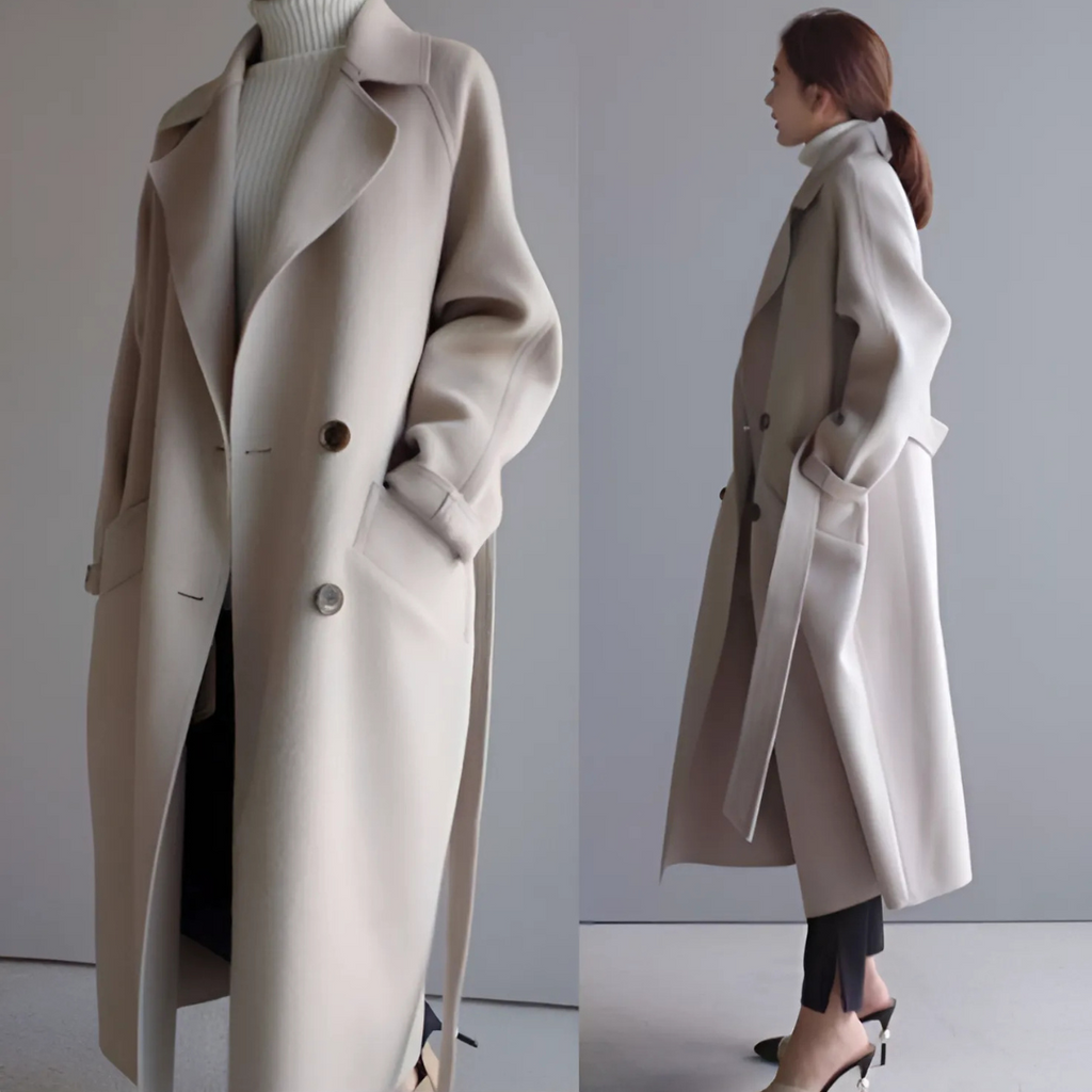 Women’s Oversized Belted Maxi Coat