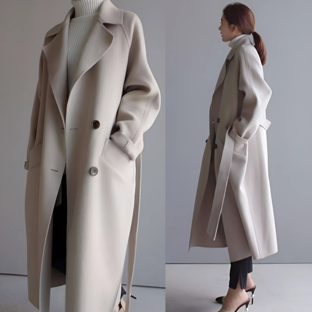 Women’s Oversized Belted Maxi Coat