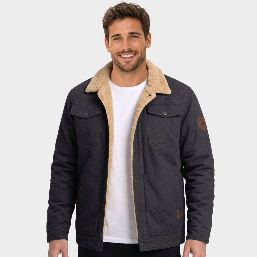 Men Fleece Lined Jacket